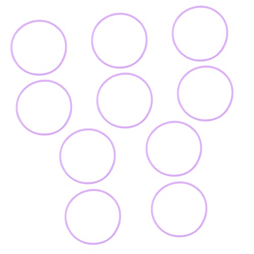 CLISPEED 10 Stück Elastische Silikonarmbänder Nachleuchtende Armbänder für Retro Partys DIY und Feste Vielseitige Gummiringe für Haare Handringe und Mehr von CLISPEED