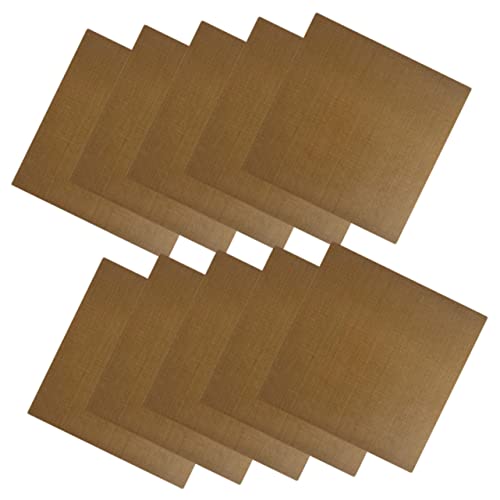 CLISPEED 10 Stück Hitzebeständige Haarstyling Aufkleber Isolierungssticker für Glätteisen Lockenstäbe Wärmeisolierung für Salon und Zuhause von CLISPEED