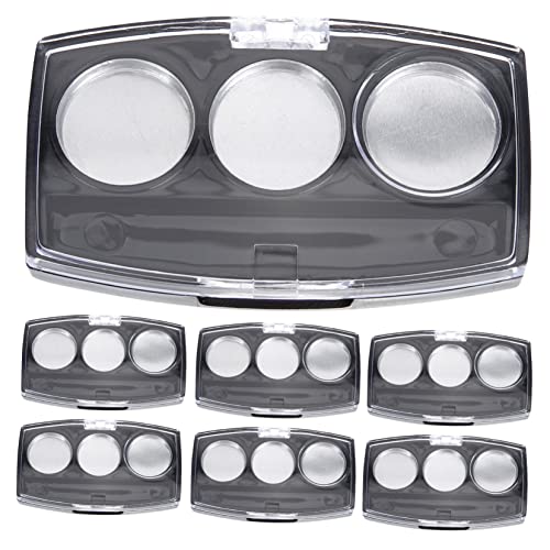 CLISPEED 10 Stück Leere Lidschattenpalette Aluminiumpfannen Selbstgemacht Kosmetikbehälter Transparent Für Lidschatten Und Lippenstift Reisegröße von CLISPEED