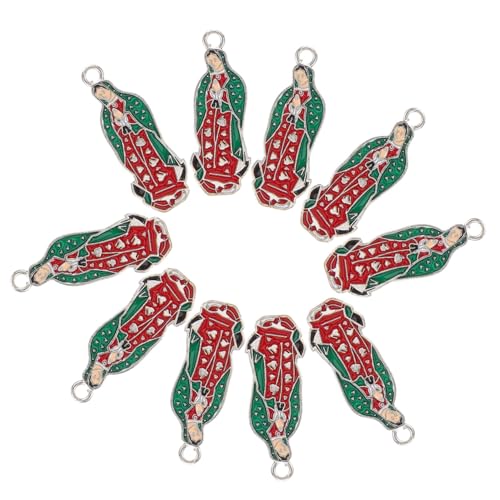 CLISPEED 10 Stück Teiliges Anhänger Mary Design Kleine Schmuckanhänger für Armband Halskette Schlüsselanhänger DIY Schmuckzubehör Kreative Bastelideen von CLISPEED