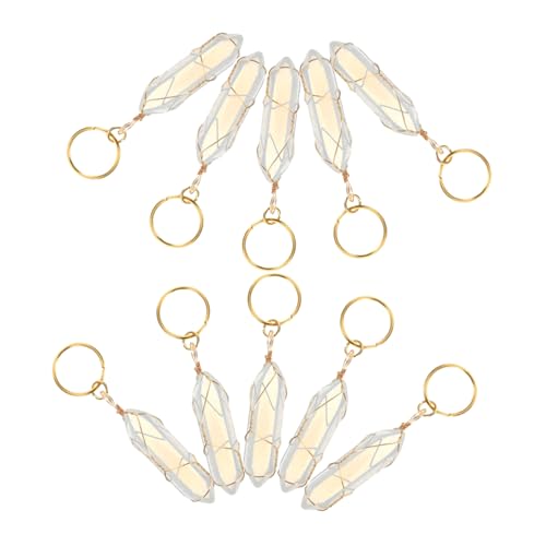 CLISPEED 10 Stück Teiliges Dreadlock Ring Charms mit Kristallanhängern Inspirierte Haarringe für Zöpfe Sicherer Drahtschlaufenverschluss DIY Styling Zubehör für Schwarze Frauen von CLISPEED