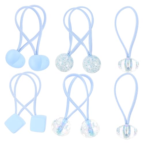 CLISPEED 10 Stück Teiliges Haargummi für Mädchen Elastische Haarring Haargummis Einzigartige Cartoon Haarbänder in Blau Weich und Sicher für Alltag Partys und Geburtstage Geeignet von CLISPEED