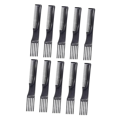 CLISPEED 10 Stück Teiliges Haarstyling Kunststoff Haarkämme mit Langem Zahn Antistatisch Multifunktional Leicht und Kompakt Geeignet für Damen und Herren zur und Friseurgebrauch von CLISPEED