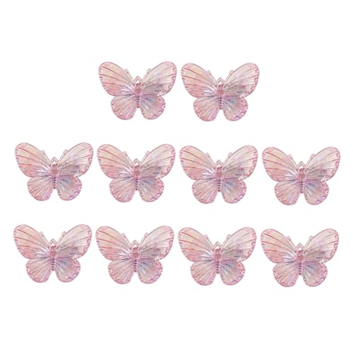 CLISPEED 10 Stück Teiliges Kleine Schmetterling Haarspangen Haarklammern für Mädchen Haarschmuck Niedliche Haarschleifen Clips Dekorativ Robust Langlebig für Verschiedene Frisuren von CLISPEED