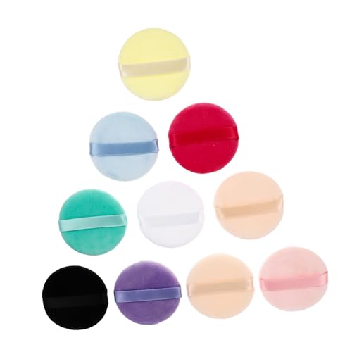 CLISPEED 10 Stück Teiliges Kleine Weiche Makeup Pads aus Hautfreundlichem Material Kompakt und für Puder Foundation und Tägliche Kosmetik Anwendung bei Frauen von CLISPEED