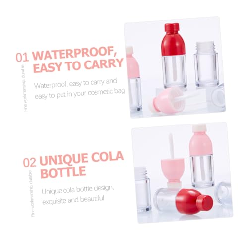 CLISPEED 10 Stück Teiliges Nachfüllbare Lippenbalsam Tuben aus Langlebigem Abs Tragbare Lip Gloss Behälter mit Applikator für Lipgloss Lip Oil und Kosmetik Auslaufsicher und Platzsparend von CLISPEED