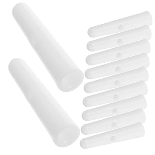 CLISPEED 10 Stück Teiliges Outdoor Regenschirm Ersatz Endkappen Langlebige Weiße Schirmzubehör Praktische Tropfenperlen für Reparatur und DIY von Schirmenden von CLISPEED