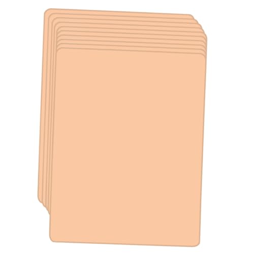 CLISPEED 10 Stück Teiliges Silikon Tattoo Übungshaut Dicke Makeup Practice Skin Flexibel Beidseitig Nutzbar für Anfänger und Tätowierer Hautähnlich Langlebig und Wiederverwendbar Orange von CLISPEED