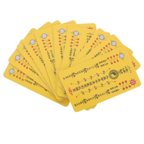 CLISPEED 10 Stück Teiliges Taisui Schutz Amulett Karten Chinesische Glücksbringer Karten für Segen und Tragbare Feng Shui für Wohlstand Glück und Schutz im Alltag CLISPEED 10 Stück Teiliges Taisui Schutz Amulett Karten Chinesische Glücksbringer Karten für Segen und Tragbare Feng Shui für Wohlstand Glück und Schutz im Alltag von CLISPEED