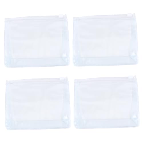 CLISPEED 10 Stück Teiliges Transparente Kosmetiktaschen PVC mit Reißverschluss Leichte Makeup Bags für Reisen Urlaub Business Camping Badezimmerorganisation Damen Toiletry Pouch von CLISPEED