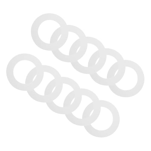 CLISPEED 10 Stück Teiliges Wachswärmer Schutzringe aus Papier Hitzebeständig Passend für Wachswärmer Zubehör Verhindert Verschütten und Schützt Haarentfernungsgeräte Weiß Langlebig und von CLISPEED