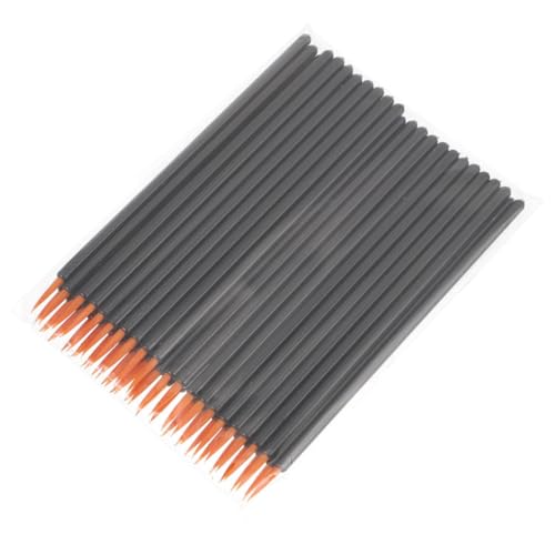 CLISPEED 100 Stück Teiliges Einweg eyeliner pinsel mit Langlebigem Nylonhaar und Kunststoffgriff Feine Spitze Praktische Make up pinsel für Präzisen Lidstrich Leicht und Kompakt für von CLISPEED