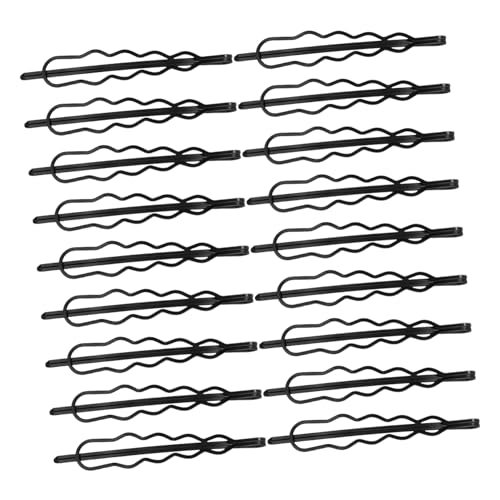 CLISPEED 100 Stück Teiliges Schwarze Metall Haarklammern für Damen Rutschfeste Leichte Haarspangen zur Seitlichen Fixierung von Stirnfransen Minimalistisches Design für Party und Alltag von CLISPEED
