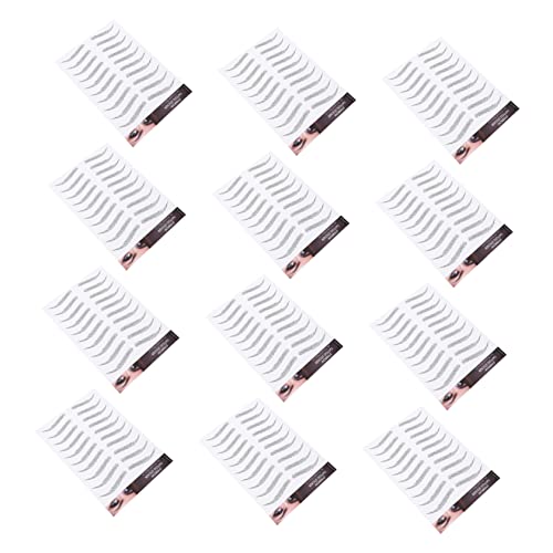 CLISPEED 12blätter Augenbrauentransfers Wasserfeste Temporäre Augenbrauen Tattoos Aufkleber Gefälschte Augenbrauen Sticker Makeup Tattoos von CLISPEED