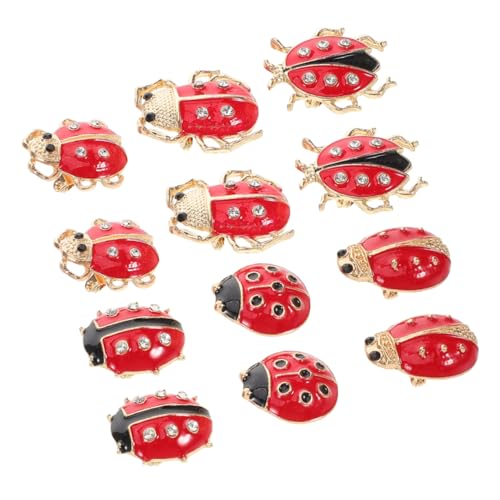 CLISPEED 12 Stück Cartoon Insektenbrosche Marienkäfer Insektenbroschen Süße Tierbrosche Marienkäferbrosche Strass Marienkäfer Anstecknadel Hemd Anstecknadel Marienkäfer Vintage CLISPEED 12 Stück Cartoon Insektenbrosche Marienkäfer Insektenbroschen Süße Tierbrosche Marienkäferbrosche Strass Marienkäfer Anstecknadel Hemd Anstecknadel Marienkäfer Vintage von CLISPEED
