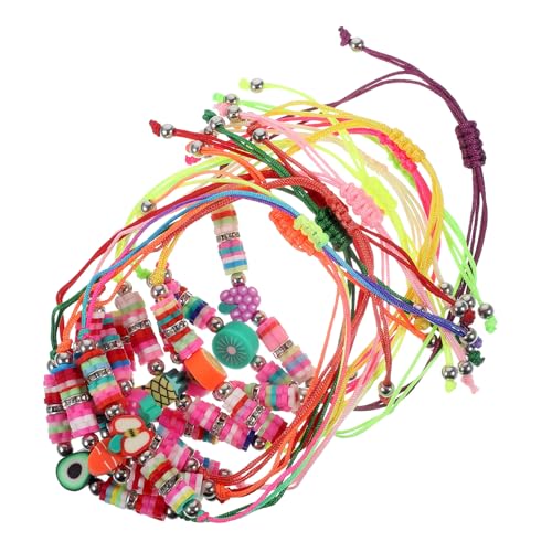 CLISPEED 12 Stück Teiliges Freundschaftsarmmband aus Polymer Clay Bunte Perlenarmbänder für Frauen und Mädchen Leichtes Komfortables Boho Handgelenkschmuck als und Strandaccessoire CLISPEED 12 Stück Teiliges Freundschaftsarmmband aus Polymer Clay Bunte Perlenarmbänder für Frauen und Mädchen Leichtes Komfortables Boho Handgelenkschmuck als und Strandaccessoire von CLISPEED