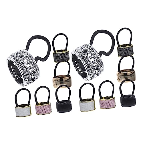 CLISPEED 12 Stück Teiliges Set Elastische Haargummis mit Pferdeschwanz Manschette Rutschfest und Haarschonend Haarschmuck Accessoires für Frauen und Mädchen für Dickes und Langes Haar bei CLISPEED 12 Stück Teiliges Set Elastische Haargummis mit Pferdeschwanz Manschette Rutschfest und Haarschonend Haarschmuck Accessoires für Frauen und Mädchen für Dickes und Langes Haar bei von CLISPEED