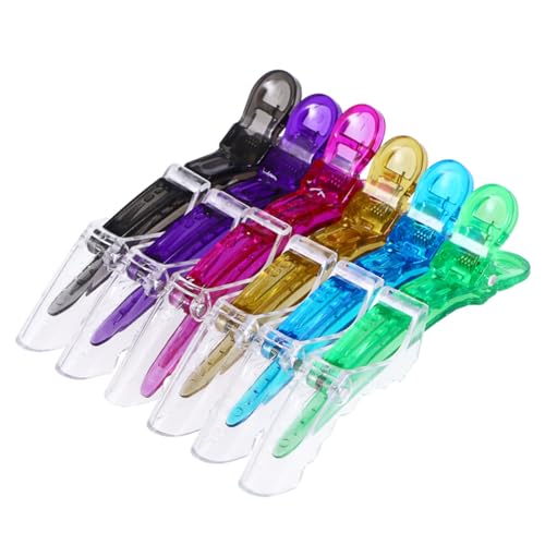 CLISPEED 12 Stück Teiliges Transparentes Haarschmuck mit Mini Haarclips aus Rutschfeste Styling Haarklammern für Dickes Haar für Damen und Mädchen DIY Haarspangen Zubehör Zufällige Farbe von CLISPEED