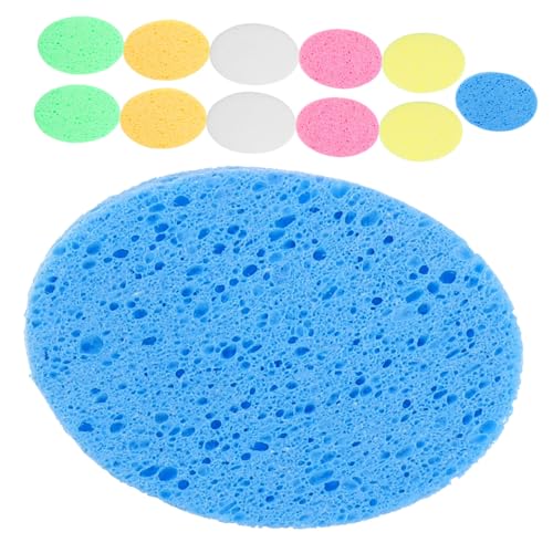 CLISPEED 12stücke Teiliges Ovaler Gesichtsreinigungsschwämme Tragbare Make-up Entferner Für Sanfte Gesichtsreinigung Und Tägliche Hautpflege Für Frauen Und Mädchen Hautfarbe Und von CLISPEED