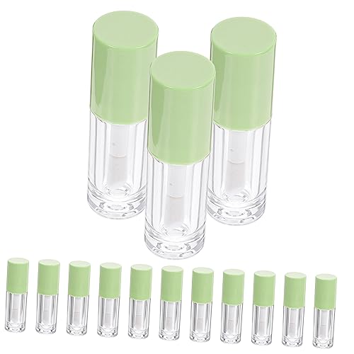 CLISPEED 14 Stck Leere Lippenpflege Röhren aus Kunststoff mit Wand für DIY Lipgloss und Lip Balm Nachfüllbare Behälter Sicher und Tragbar für Reisen von CLISPEED