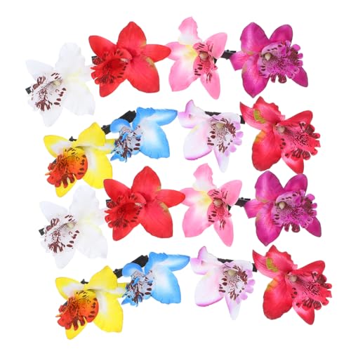 CLISPEED 16 Stück Teiliges Blumen Haarspangen für Mädchen Niedliche Kurze Haaraccessoires im Boho Stil Vielseitige Styling Tools zum Fixieren von und Halbfrisuren Bequeme und Charmante von CLISPEED