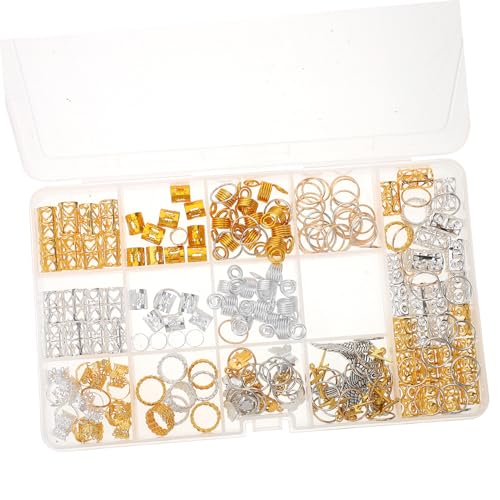 CLISPEED 185 Stück Teiliges Haar accessoires Frauen Metall Haarringe und Dreadlock Charms Verstellbare Haarperlen für Zöpfe und Braids Dekorative Haar accessoires für Stylische CLISPEED 185 Stück Teiliges Haar accessoires Frauen Metall Haarringe und Dreadlock Charms Verstellbare Haarperlen für Zöpfe und Braids Dekorative Haar accessoires für Stylische von CLISPEED
