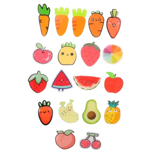 CLISPEED 19 Stück Lustige Broschen aus Acryl Cartoon Anstecknadeln für Schul und Party Outfits Fröhliche Themen Abzeichen für Rucksäcke und Kleidung von CLISPEED