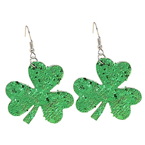 CLISPEED 1Paar Baumeln Ohrringe mit Pailletten für Frauen Grüne Patrick's Day Accessoires Kunstleder Ohrringe Modischer Ohrschmuck für Partys Festlichkeiten CLISPEED 1Paar Baumeln Ohrringe mit Pailletten für Frauen Grüne Patrick's Day Accessoires Kunstleder Ohrringe Modischer Ohrschmuck für Partys Festlichkeiten von CLISPEED