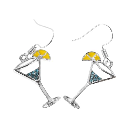 CLISPEED 1Paar Cocktailglas Ohrringe für Frauen Leichte Zierliche Dangle Ohrringe mit Einzigartigem Design für Sommerveranstaltungen Brautjungfern Statement Schmuck für Partys CLISPEED 1Paar Cocktailglas Ohrringe für Frauen Leichte Zierliche Dangle Ohrringe mit Einzigartigem Design für Sommerveranstaltungen Brautjungfern Statement Schmuck für Partys von CLISPEED