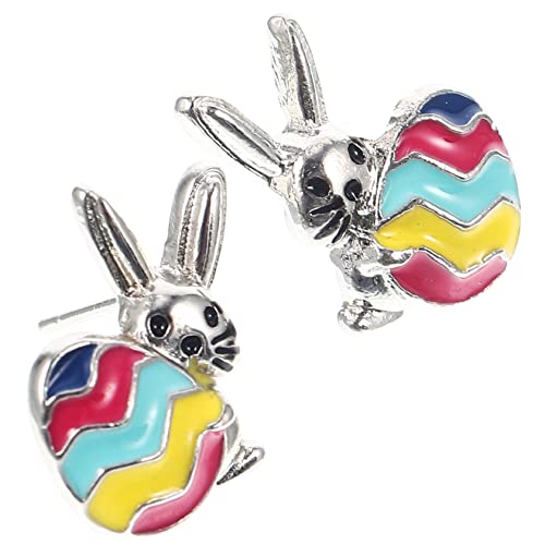 CLISPEED 1Paar Osterhasen Ei Ohrringe Lustige Frauen Ohrstecker für Osterfeier Leicht Ostergeschenk für Freundinnen Design Fröhliche Farben CLISPEED 1Paar Osterhasen Ei Ohrringe Lustige Frauen Ohrstecker für Osterfeier Leicht Ostergeschenk für Freundinnen Design Fröhliche Farben von CLISPEED