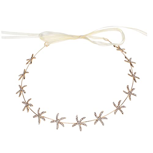 CLISPEED 1Stück Goldenes Seestern Haarband für Braut und Hochzeitsfeiern Eleganter Haarschmuck für Damen Leicht und Langlebig Perfektes Accessoire für Besondere Anlässe CLISPEED 1Stück Goldenes Seestern Haarband für Braut und Hochzeitsfeiern Eleganter Haarschmuck für Damen Leicht und Langlebig Perfektes Accessoire für Besondere Anlässe von CLISPEED