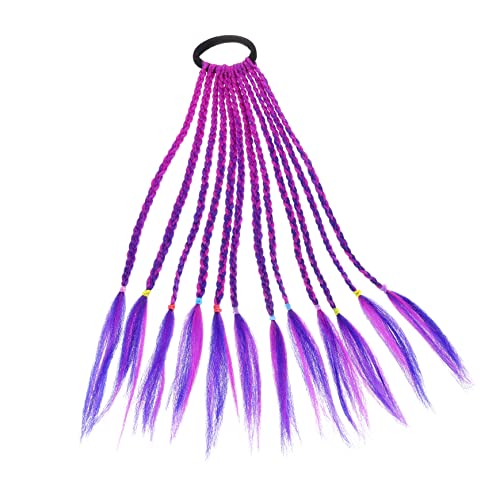 CLISPEED Perücke Mit Zöpfen Für Mädchen Twisted Braid Headwear Kinderhaarperücke Geflochtenes Kopfschmuck-decor Für Party Und Alltag von CLISPEED