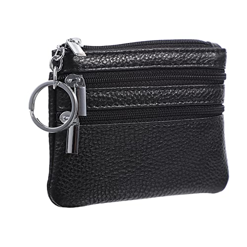 CLISPEED 1Stück Rindsleder Damen Geldbörse Multifunktionale Handtasche für Karten Münzen für Reisen Shopping Handgefertigte Brieftasche von CLISPEED