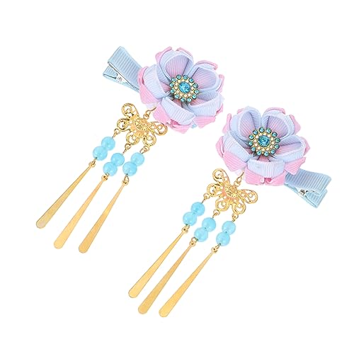 CLISPEED Kimono Haarschmuck Mit Kirschblüte Und Quaste Japanische Haarspange Für Mädchen Stilvolle Haarnadel Für Traditionelle Anlässe Und Alltagslook Handgefertigtes Farbenfrohes von CLISPEED