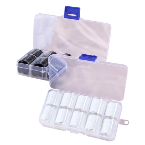 CLISPEED 2 Karton Spitzen Nagelsticker Selbstklebende Nail Art Aufkleber für Fingernägel und Zehennägel DIY Maniküre Dekoration mit Aufbewahrungsbox Party Geeignet von CLISPEED