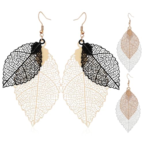 CLISPEED 2 Paare Damen Ohrringe mit Haken Doppellagige Anhänger Leichte Quasten Dangle Ohrhänger Vintage Statement Schmuck für Alltag Party Geschenkideen CLISPEED 2 Paare Damen Ohrringe mit Haken Doppellagige Anhänger Leichte Quasten Dangle Ohrhänger Vintage Statement Schmuck für Alltag Party Geschenkideen von CLISPEED