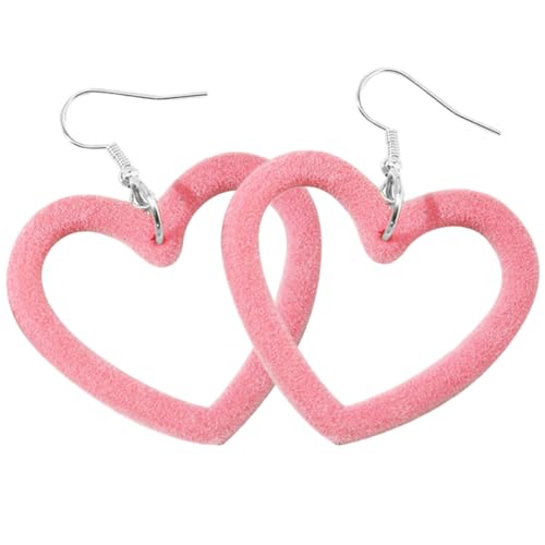 CLISPEED 2 Paare Herzohrringe Damen Hängend Valentinstag Schmuck Modeschmuck Gold Silber Leicht Modisch Für Alltag Party CLISPEED 2 Paare Herzohrringe Damen Hängend Valentinstag Schmuck Modeschmuck Gold Silber Leicht Modisch Für Alltag Party von CLISPEED