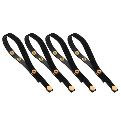 CLISPEED 2 Paare Verstellbare Schuhriemen mit Druckknopf Schnelle Fixierung ohne Installation Rutschfeste Fersengurte für Damen und Senioren Ersatzriemen für Sandalen und High Heels von CLISPEED