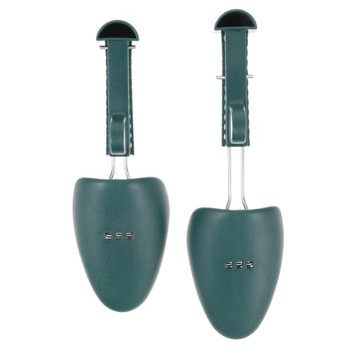 CLISPEED 2 Paare Verstellbare Schuhspanner für Herren und Damen Leichter Kunststoff Schuhformer zur Schuhdehnung und Formerhaltung Klassischer Schwarzer Schuhspanner für Verschiedene von CLISPEED