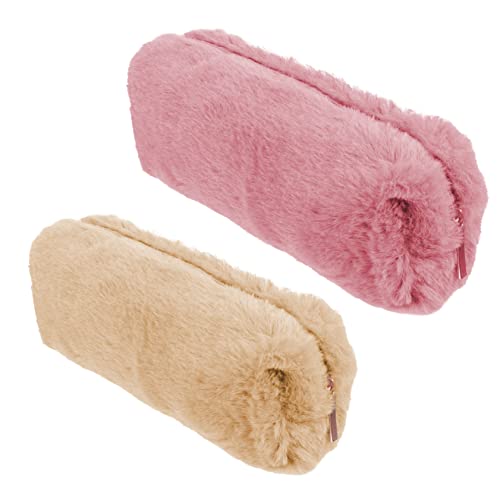 CLISPEED 2 STÜCK Plüsch Federmäppchen Beige Praktischer Stifthalter mit Reißverschluss Organizer für Schreibwaren und Kunstbedarf Vielseitig Einsetzbar für Schule und Büro CLISPEED 2 STÜCK Plüsch Federmäppchen Beige Praktischer Stifthalter mit Reißverschluss Organizer für Schreibwaren und Kunstbedarf Vielseitig Einsetzbar für Schule und Büro von CLISPEED