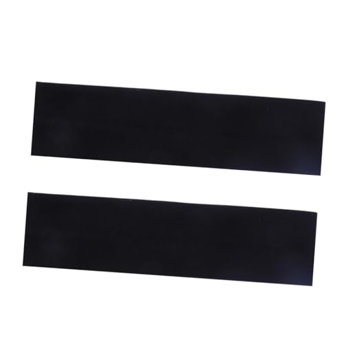 CLISPEED 2 STÜCK Sportliches Elastisches Stirnband Schnelltrocknend Breites Fitness Zubehör für Yoga Tanz und Radfahren Dehnbares Haarband Schwarz Komfortabel und Schweißableitend von CLISPEED