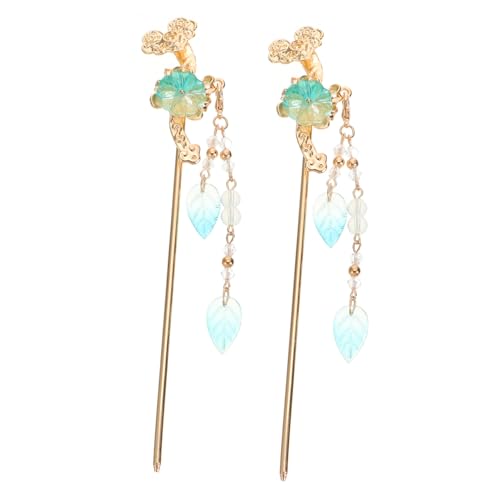 CLISPEED 2 STÜCK Teiliges Chinesische Haarnadeln aus Legierung Traditionelle Haarschmuck Stäbchen in Langlebig und Elegant für Frauen und Mädchen Perfektes Accessoire für Festliche von CLISPEED