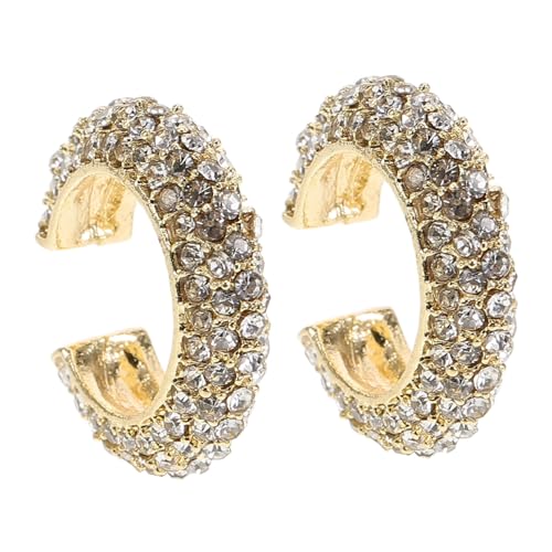 CLISPEED 2 Stück C Förmige Ohrclips aus Zinklegierung Damen Ohrklemme Leicht und Komfortabel Modisches Schmuckaccessoire für Alltag und Besondere Anlässe CLISPEED 2 Stück C Förmige Ohrclips aus Zinklegierung Damen Ohrklemme Leicht und Komfortabel Modisches Schmuckaccessoire für Alltag und Besondere Anlässe von CLISPEED