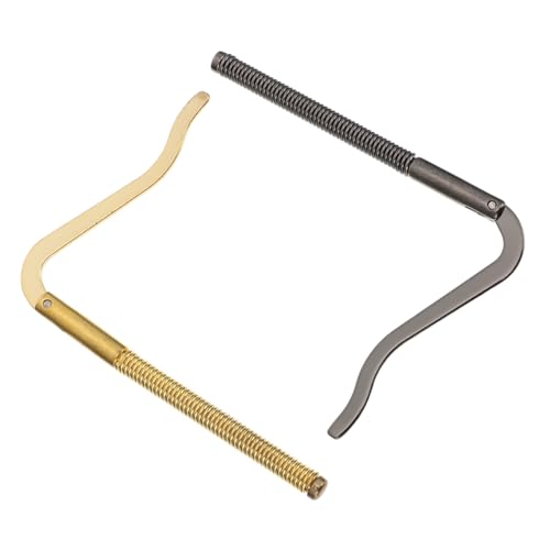 CLISPEED 2 Stück Federstahl Geldclip Bifold Money Clip mit Hoher Härte und Federklemme Schlankes Design für Herren Geldbörse Erweiterbar für Bargeld und Wichtige Notizen Praktisches von CLISPEED