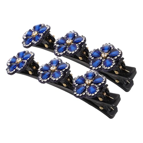 CLISPEED 2 Stück Funkelnde Imitationsstein Haarclips für Zöpfe und Hochsteckfrisuren Haarschmuck Accessoires für und Mädchen für Schnelle Stylings von CLISPEED