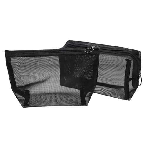CLISPEED 2 Stück Großer Netzstoff Kosmetikbeutel Teiliges mit Hoher Kapazität Transparenter Herren Waschbeutel für Reisen Langlebiger Leichter Toilettenartikel Organizer für Männer von CLISPEED