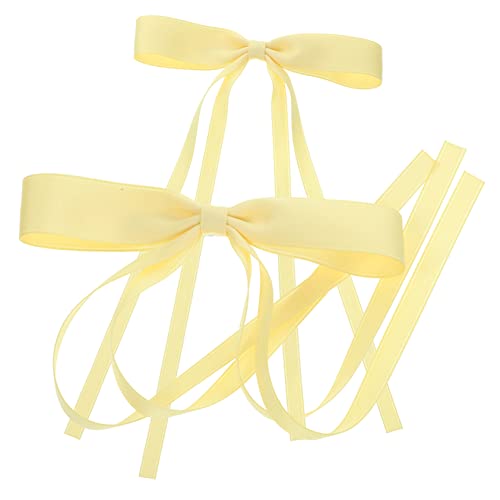 CLISPEED Haarschleifen Clips Große Schleife Rutschfeste Haarspange Haar Accessoire für Damen und Mädchen 2 Stück von CLISPEED