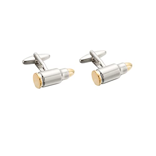 CLISPEED 2 Stück Herren Manschettenknöpfe Stilvolle Cufflinks für Hemdsärmel Dekoration für Hochzeiten Partys Formelle Anlässe von CLISPEED