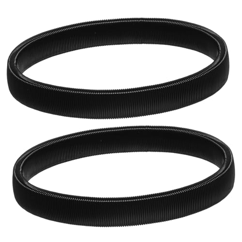 CLISPEED 2 Stück Herren Metall Armband Stretchbarer Elastischer Armreif Schwarz Modisches Langlebiges Sleeve Cuff für Hemdsärmelhalterung Vielseitig und Rutschfest Passend für Männer von CLISPEED