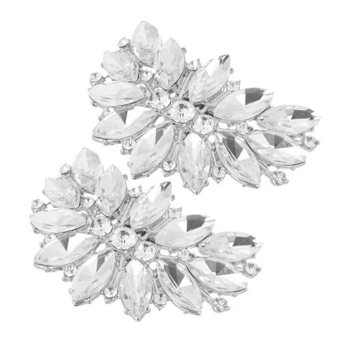 CLISPEED 2 Stück Hochzeit Schuhclips Strass Glitzer Damenschuhe Schmuck Pumps Riemchen Schleife Brautschmuck für Party Valentinstag Weihnachten Anlass CLISPEED 2 Stück Hochzeit Schuhclips Strass Glitzer Damenschuhe Schmuck Pumps Riemchen Schleife Brautschmuck für Party Valentinstag Weihnachten Anlass von CLISPEED